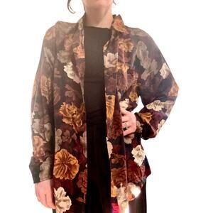 Whistles Vintage Silk Floral Button Down